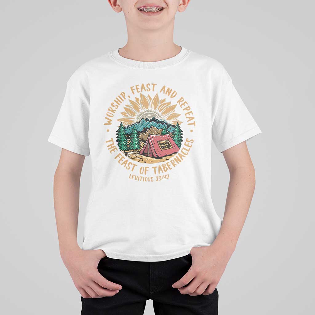 Sukkot T Shirt For Kid The Feast of Tabernacles Jewish Holiday - Wonder Print Shop