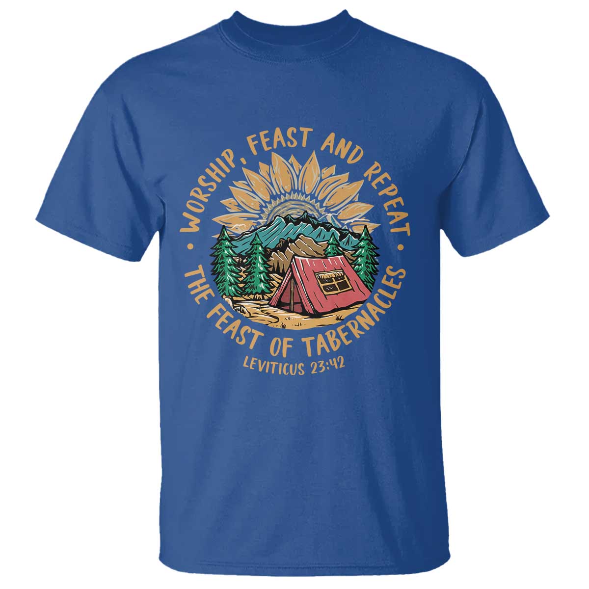 Sukkot T Shirt The Feast of Tabernacles Jewish Holiday - Wonder Print Shop