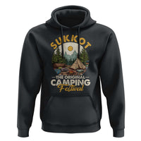 Sukkot Hoodie The Original Camping Festival Vintage Jewish Holiday
