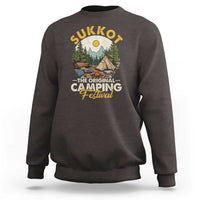 Sukkot Sweatshirt The Original Camping Festival Vintage Jewish Holiday - Wonder Print Shop