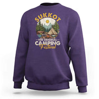 Sukkot Sweatshirt The Original Camping Festival Vintage Jewish Holiday - Wonder Print Shop