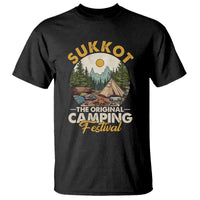 Sukkot T Shirt The Original Camping Festival Vintage Jewish Holiday - Wonder Print Shop