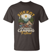 Sukkot T Shirt The Original Camping Festival Vintage Jewish Holiday - Wonder Print Shop