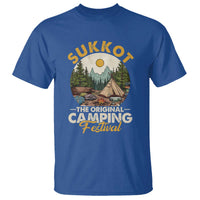 Sukkot T Shirt The Original Camping Festival Vintage Jewish Holiday - Wonder Print Shop