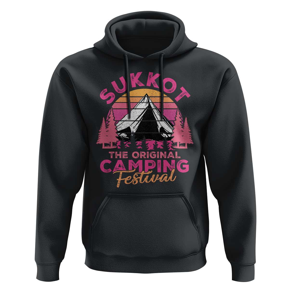 Sukkot Hoodie The Original Camping Festival Jewish Holiday
