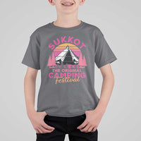 Sukkot T Shirt For Kid The Original Camping Festival Jewish Holiday - Wonder Print Shop