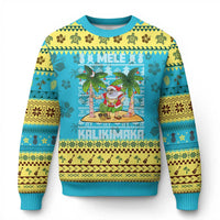Xmas In Hawaii Ugly Christmas Sweater Mele Kalikimaka Santa Hawaiian Christmas Hula Dance - Wonder Print Shop