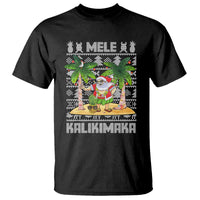 Mele Kalikimaka Santa Hawaiian Christmas Hula Dance T Shirt - Wonder Print Shop