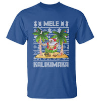 Mele Kalikimaka Santa Hawaiian Christmas Hula Dance T Shirt - Wonder Print Shop
