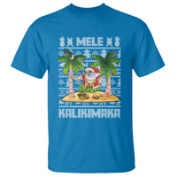 Mele Kalikimaka Santa Hawaiian Christmas Hula Dance T Shirt - Wonder Print Shop