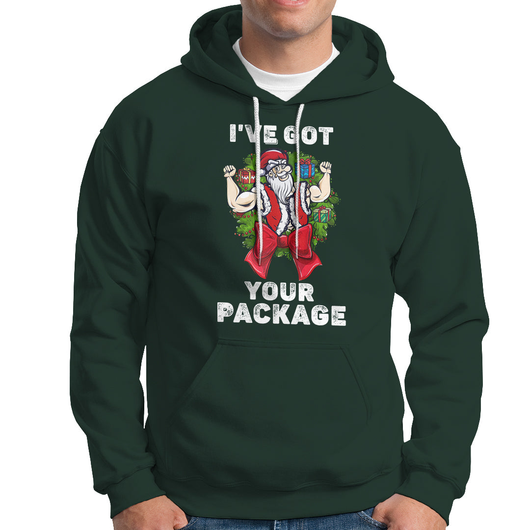 Christmas Hoodie I've Got Your Package Ugly Santa Gymer Gift - Wonder Print Shop