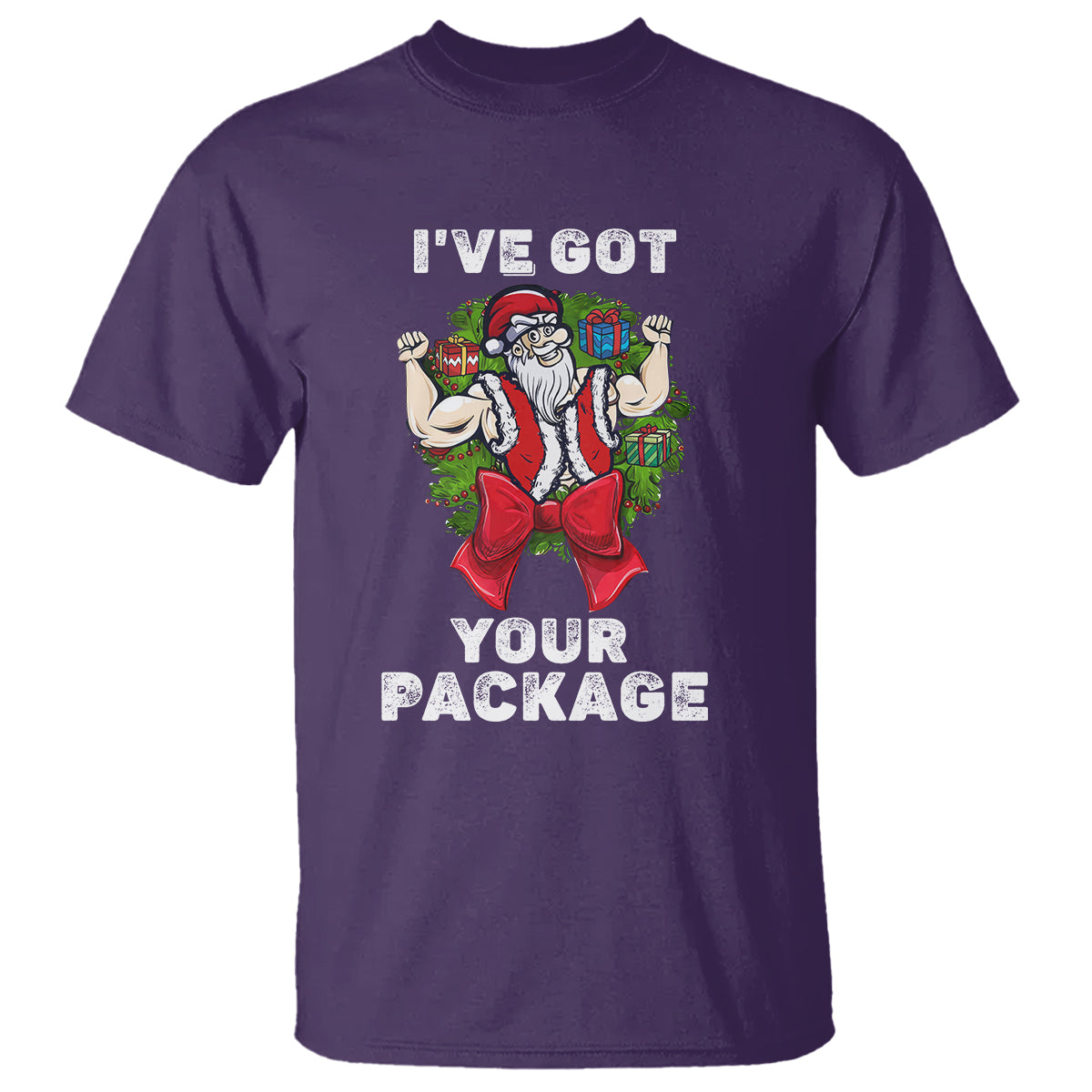 Christmas T Shirt I've Got Your Package Ugly Santa Gymer Gift - Wonder Print Shop