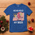 Christmas In Hawaii T Shirt Ho Ho Hold My Beer Drunk Santa USA Flag - Wonder Print Shop