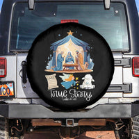 True Story Nativity Christmas Baby God Jesus Christian Spare Tire Cover
