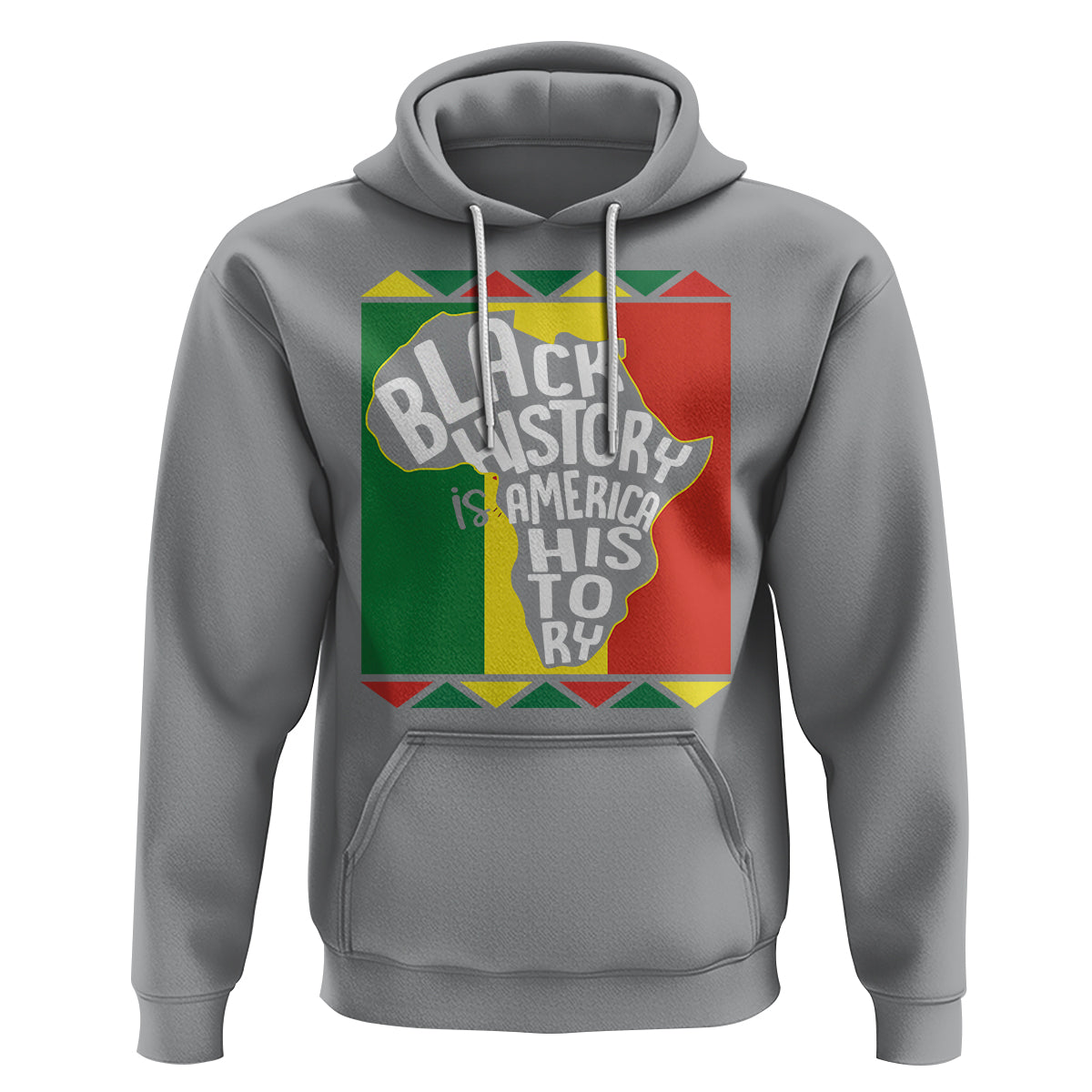 Black History Is American History Patriotic African American Hoodie - Wonder Print Shop