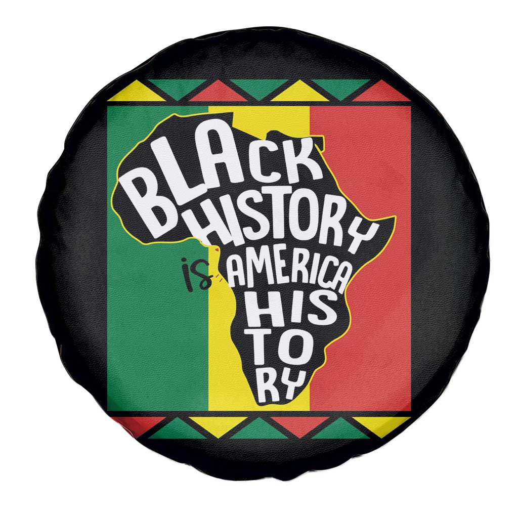 Black History Is American History Patriotic African American Spare Tire Cover