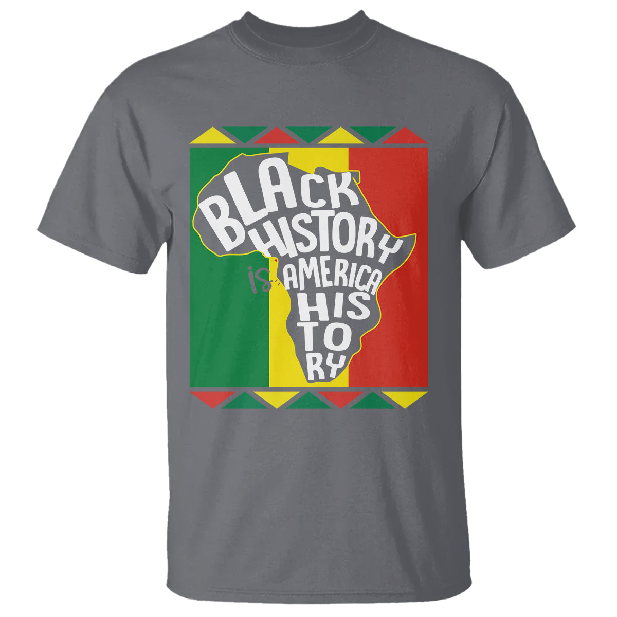 Black History Is American History Patriotic African American T Shirt - Wonder Print Shop