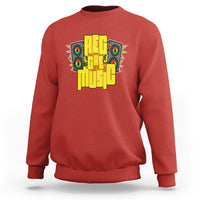 Reggae Music Musicbox Boombox Rastafari Roots Rasta Sweatshirt - Wonder Print Shop