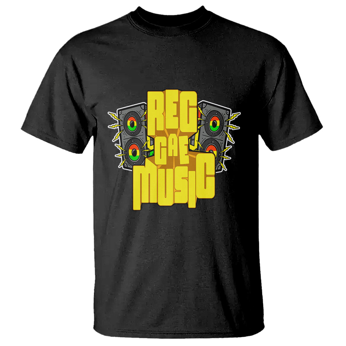 Reggae Music Musicbox Boombox Rastafari Roots Rasta T Shirt - Wonder Print Shop