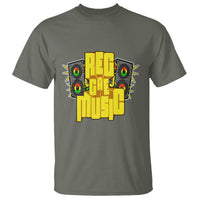 Reggae Music Musicbox Boombox Rastafari Roots Rasta T Shirt - Wonder Print Shop