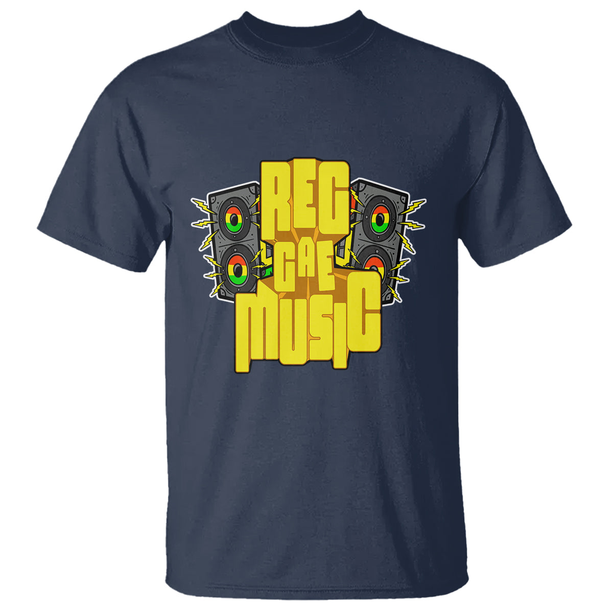 Reggae Music Musicbox Boombox Rastafari Roots Rasta T Shirt - Wonder Print Shop
