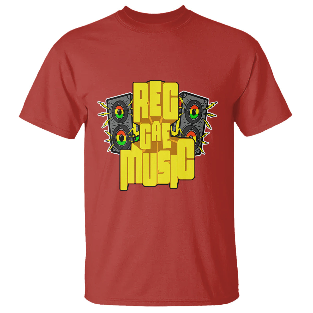 Reggae Music Musicbox Boombox Rastafari Roots Rasta T Shirt - Wonder Print Shop