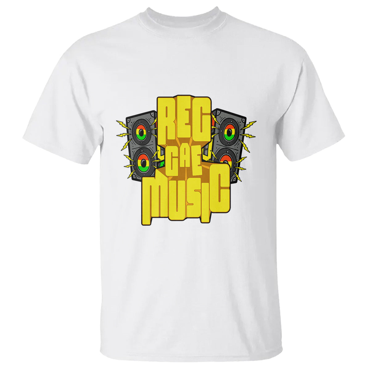 Reggae Music Musicbox Boombox Rastafari Roots Rasta T Shirt - Wonder Print Shop