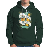 Happy New Beers Funny New Year Eve NYE Party Beer Lover Hoodie - Wonder Print Shop
