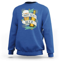 Happy New Beers Funny New Year Eve NYE Party Beer Lover Sweatshirt - Wonder Print Shop