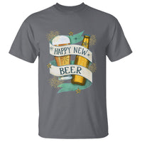 Happy New Beers Funny New Year Eve NYE Party Beer Lover T Shirt - Wonder Print Shop