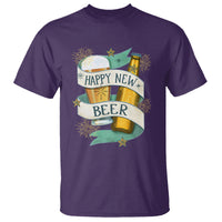 Happy New Beers Funny New Year Eve NYE Party Beer Lover T Shirt - Wonder Print Shop