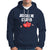 Valentine's Day Hoodie Just Call Me Cupid Retro Arrow Heart - Wonder Print Shop