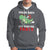 Valentine's Day Hoodie Cute Dinosaur Cupid Stealing Hearts And Blasting Farts - Wonder Print Shop