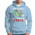 Valentine's Day Hoodie Cute Dinosaur Cupid Stealing Hearts And Blasting Farts - Wonder Print Shop