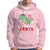 Valentine's Day Hoodie Cute Dinosaur Cupid Stealing Hearts And Blasting Farts - Wonder Print Shop