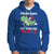 Valentine's Day Hoodie Cute Dinosaur Cupid Stealing Hearts And Blasting Farts - Wonder Print Shop
