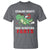 Valentine's Day T Shirt Cute Dinosaur Cupid Stealing Hearts And Blasting Farts - Wonder Print Shop