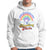 Valentine's Day Hoodie Stealing Hearts And Blasting Fart Funny Rainbow Heart - Wonder Print Shop