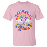 Valentine's Day T Shirt Stealing Hearts And Blasting Fart Funny Rainbow Heart - Wonder Print Shop