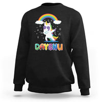 Passover Sweatshirt Cute Unicorn Dayenu For Jewish Kids Boys Girls - Wonder Print Shop