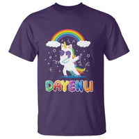 Passover T Shirt Cute Unicorn Dayenu For Jewish Kids Boys Girls - Wonder Print Shop