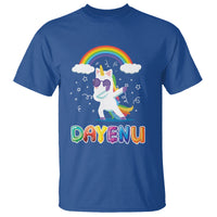 Passover T Shirt Cute Unicorn Dayenu For Jewish Kids Boys Girls - Wonder Print Shop