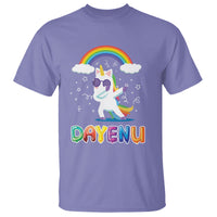 Passover T Shirt Cute Unicorn Dayenu For Jewish Kids Boys Girls - Wonder Print Shop