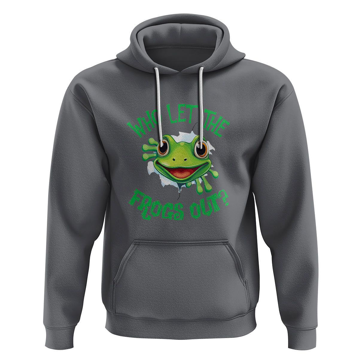 Passover Hoodie Who Let The Frogs Out Funny Jewish - Wonder Print Shop
