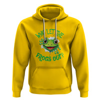 Passover Hoodie Who Let The Frogs Out Funny Jewish - Wonder Print Shop