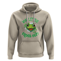 Passover Hoodie Who Let The Frogs Out Funny Jewish - Wonder Print Shop