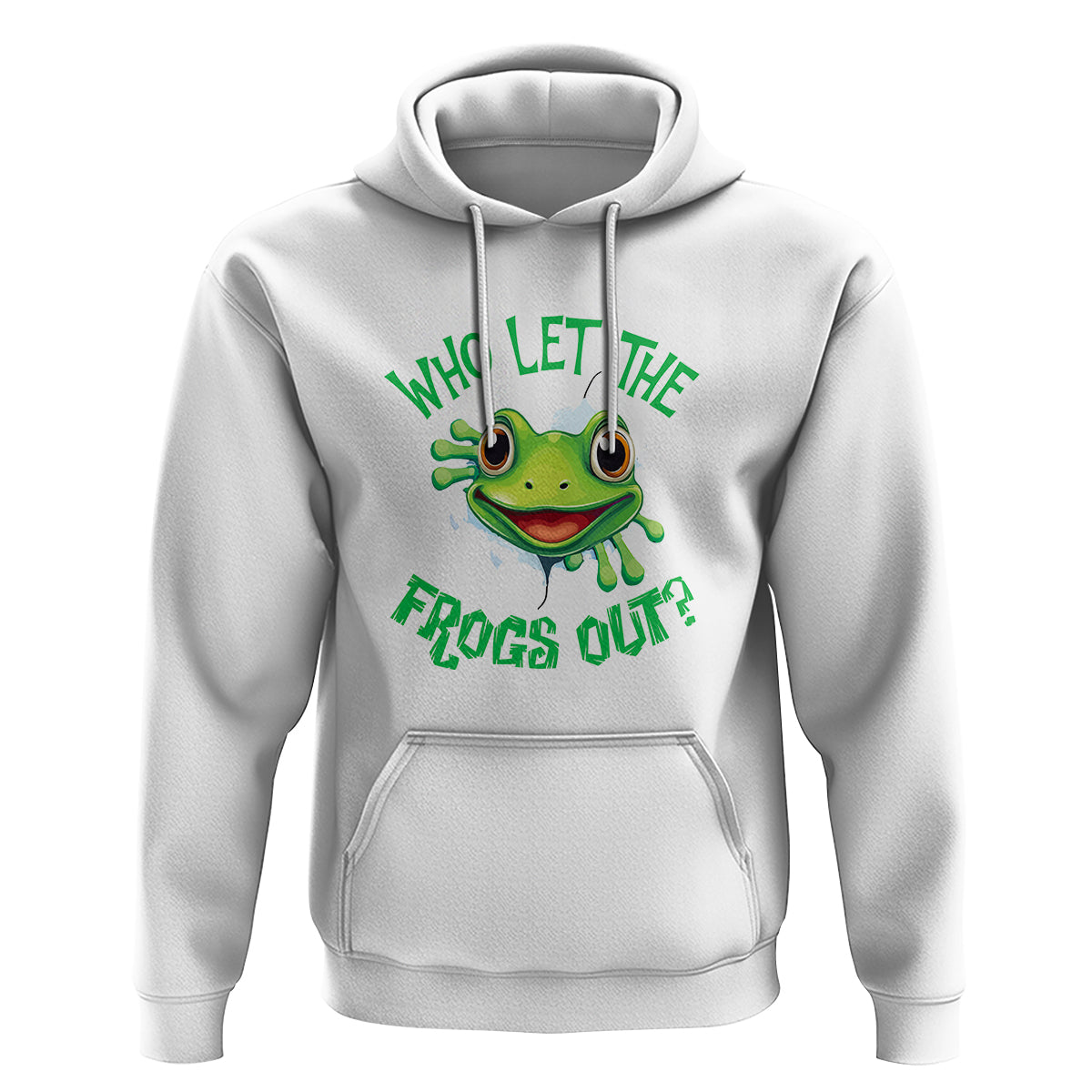 Passover Hoodie Who Let The Frogs Out Funny Jewish - Wonder Print Shop