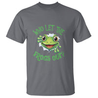 Passover T Shirt Who Let The Frogs Out Funny Jewish - Wonder Print Shop