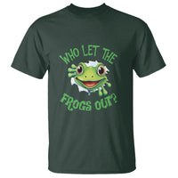 Passover T Shirt Who Let The Frogs Out Funny Jewish - Wonder Print Shop