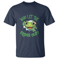 Passover T Shirt Who Let The Frogs Out Funny Jewish - Wonder Print Shop